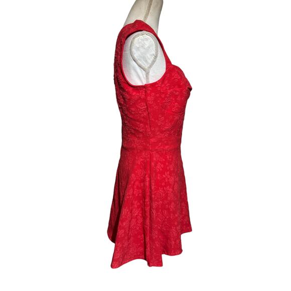 Bettie Page Queen of Pinups Coral & Jade Dress Red Rockabilly size 14 - Picture 2 of 5